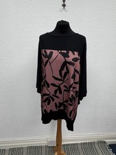Luca Vanucci Size L UK 16 18 Top Chiffon Batwing Sleeve Evening Made In Italy