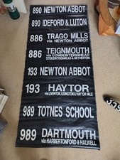 Country Bus Destination Blind