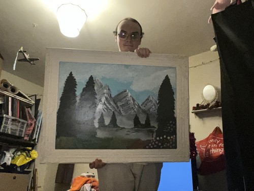 Original large acrylic bob - acrylic,