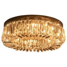 HOMCOM Crystal Ceiling Light