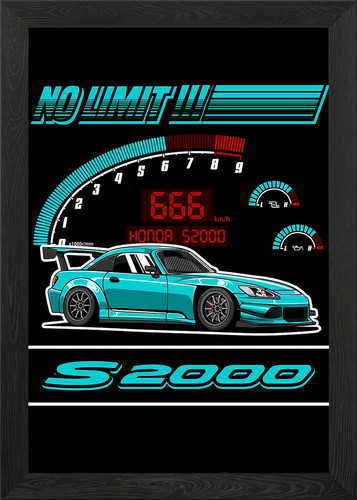 Honda s2000 framed wall art - honda,
