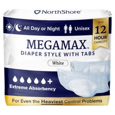 NorthShore MEGAMAX White - Adult Diaper Nappy