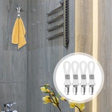  4 Pcs Hanging Towel Clips Hangers Small for Laundry Drying Clothes