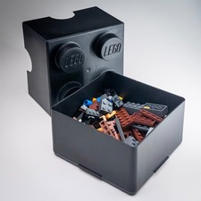LEGO Storage Box Black 4 Stud