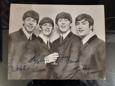 The Beatles Fully Signed Autographed Photo