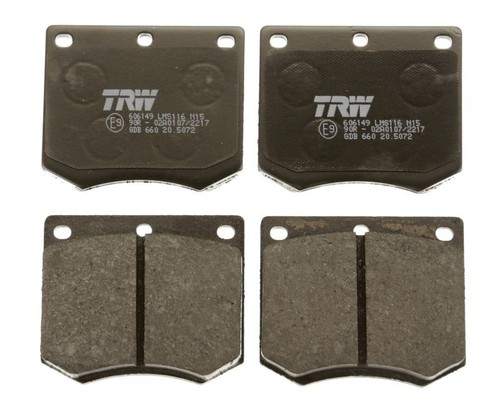 Fits trw gdb660 brake - 2x,