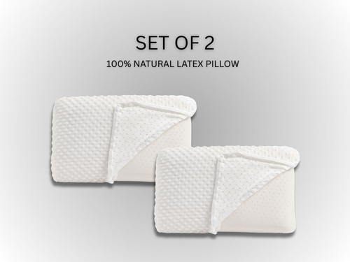 Set natural latex pillows - of,