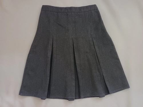 George grey school box pleat - box,
