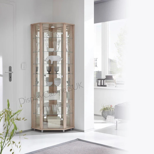 Glass corner display cabinet - ,