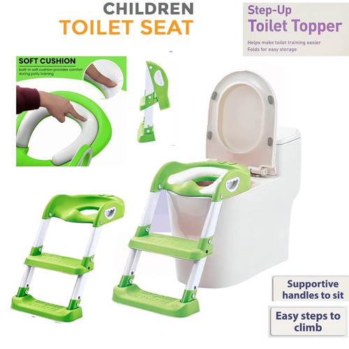 Kids toilet seat ladder - seat,