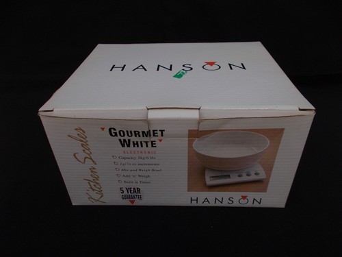 Vintage hanson gourmet white - hanson,