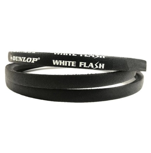 A87 belt dunlop white - white, flash