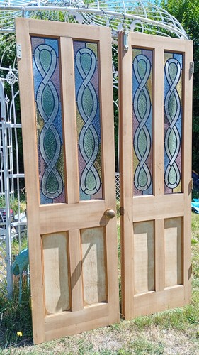Stained glass pine french - stained,