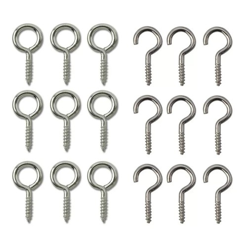 Hooks eyes for curtain wire - &,