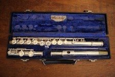 Vintage Gemeinhardt 2SP Silver Flute w/ Black Hard Case Elkhart Indiana Student
