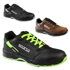 2025 Sparco TARGA S3S Safety Shoes Toe Protection Mechanic Trainers Work Garage