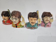 Peggy Davies Limited Edition Pop Legend Beatles Sgt Pepper Character Jugs