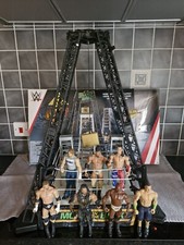 WWE Money in the Bank wrestling ring play set MITB briefcase Figure Bundle