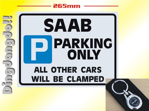 Parking sign id tag chrome - parking,