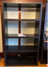IKEA Black-Brown 6-Shelf Bookcase – 190cm (H) x 105cm (W) x 38cm (D)