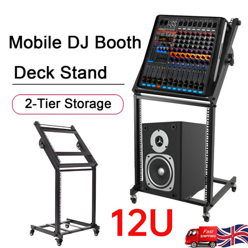 12u mobile deck stand dj - mobile,