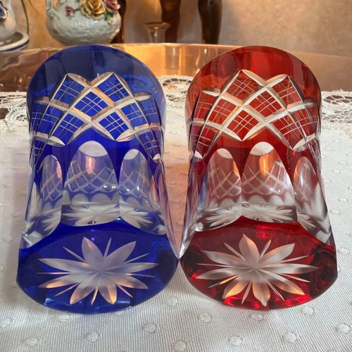 Iroko kiriko cut glass tumbler - iroko,