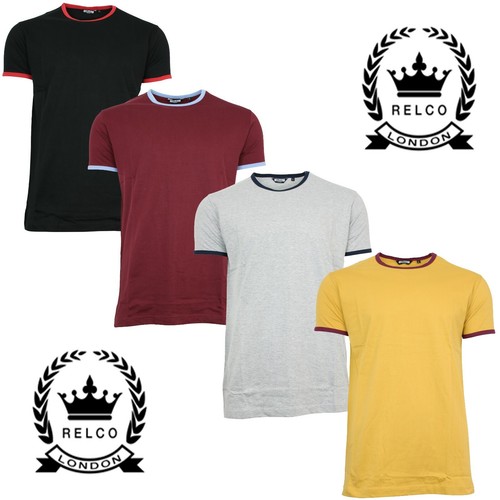 Relco mens classic ringer 70s - mens,
