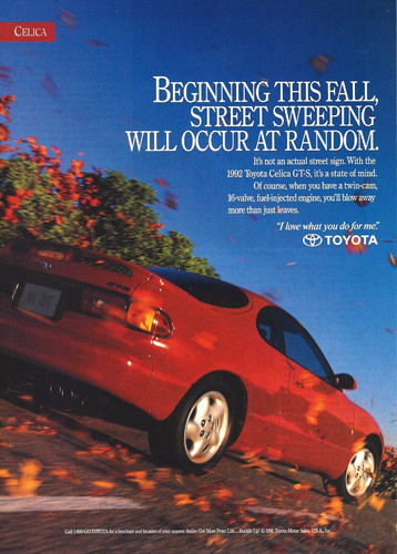 1992 toyota celica red - 1992,