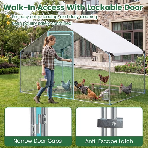 Walk chicken run - run, waterproof