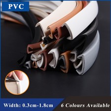 U Shaped Edging Strip PVC Edge Trim Protector Banding Tape For Furniture Cabinet