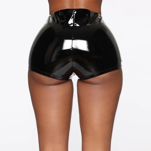 Patent leather shorts women - patent,