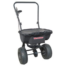WESTWARD 10F633 Broadcast Spreader,30 lb.,Pneumatic 10F633