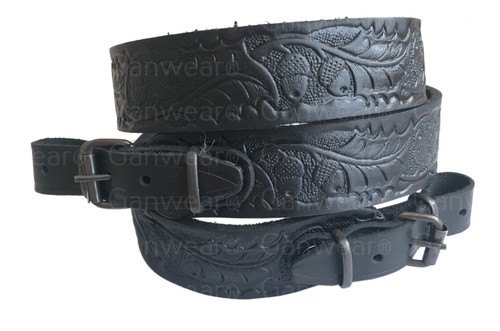 Oak design black leather - design,