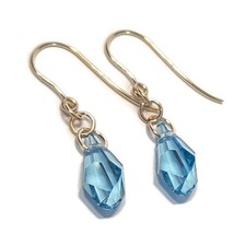 9ct Gold Aquamarine Crystal