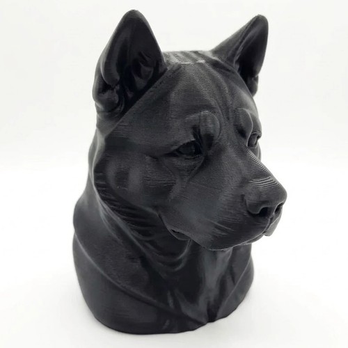 American akita dog bust home - american,