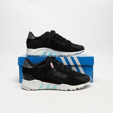 ADIDAS EQT Support Women's Black/White/Cyan SIZE 6 Trainers