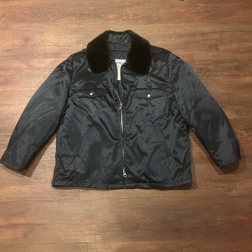 Vintage blauer police bomber - vintage,
