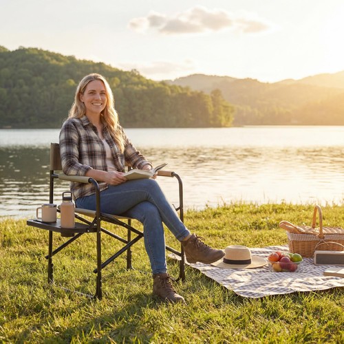 Folding camping chair - folding,