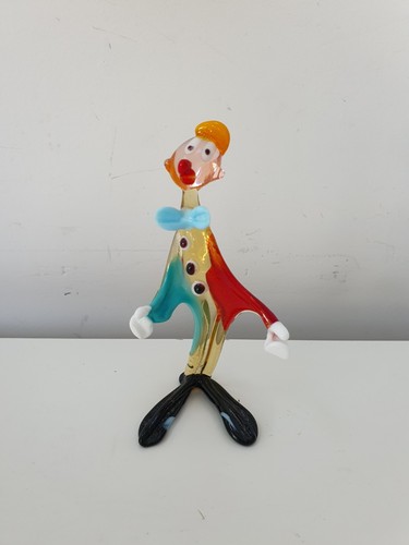 Murano circus clown glass - murano,