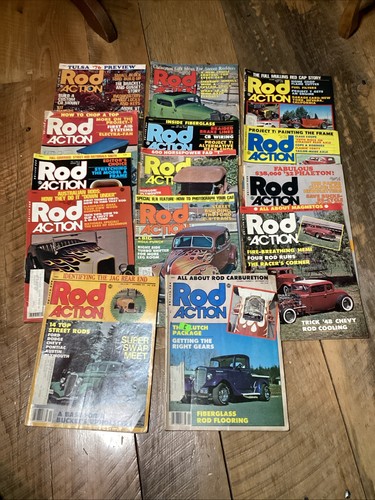 Rod action magazine lot - rod,