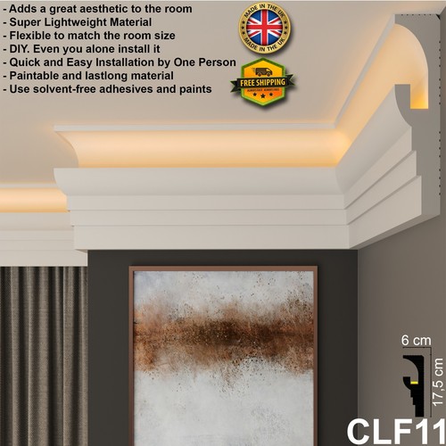 Cornice coving moulding led - cornice,