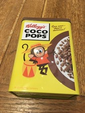 Kelloggs Coco Pops Cereal Tin Retro Collectable Monkey Design 2015 Art Rare VG