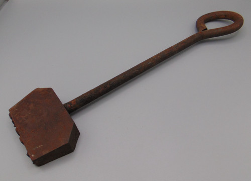 Vintage branding iron j - branding,