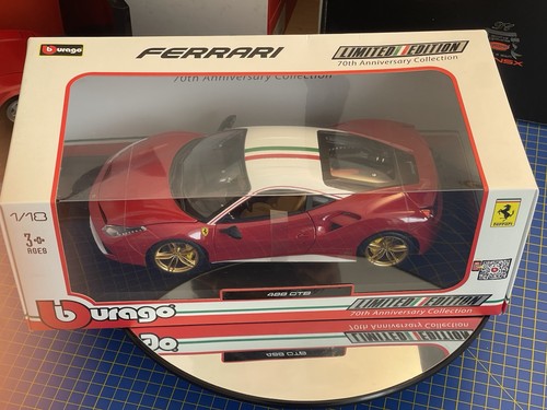 Bburago ferrari 488gtb 70th - bburago,