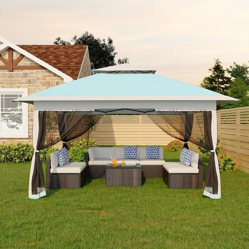 3x3m pop gazebo heavy duty - up,