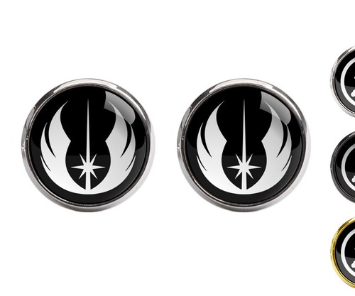 Star wars jedi symbol cufflink - star,