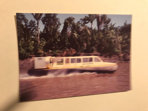 Unused old postcard - old, hovercraft