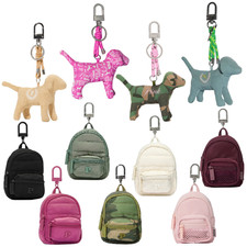 Victoria's Secret PINK Mini Backpack Mini Dog Keychain Bag Charm - Multicolor