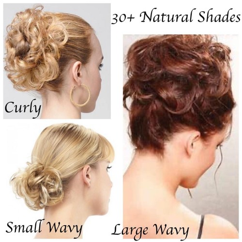 Koko messy bun hair extension - messy,