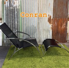 Mid Century Chrome And Leather